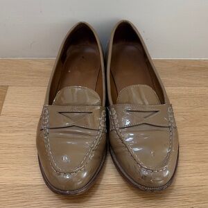 Ralph Lauren - Women’s Patent Penny Loafers in Taupe